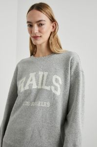 THE VARSITY SWEATSHIRT - HEATHER GREY sold by Rails