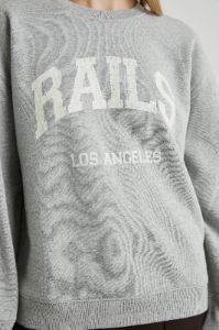 THE VARSITY SWEATSHIRT - HEATHER GREY sold by Rails