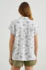 WHITNEY SHIRT - IVORY JUNGLE CATS sold by Rails