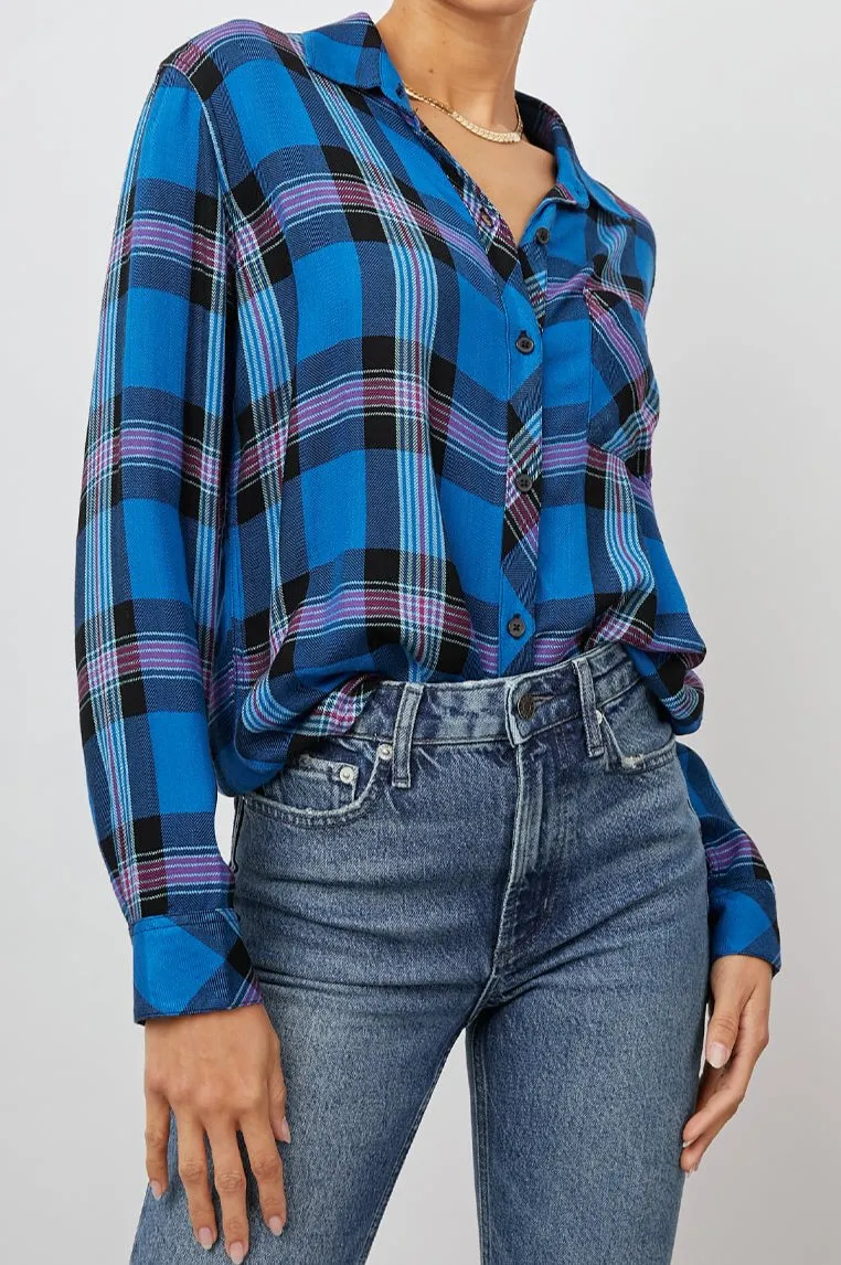 HUNTER SHIRT - COBALT MAGENTA sold by Rails