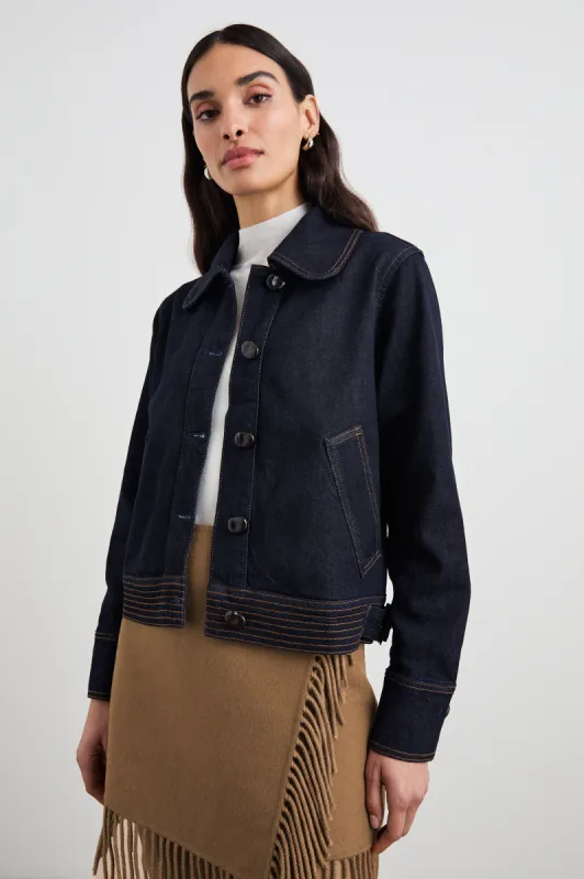 FIGUEROA JACKET - MIDNIGHT BLUES sold by Rails