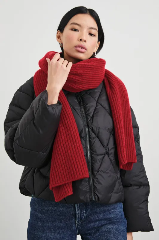 ALPS CASHMERE SILK SCARF - MERLOT sold by Rails