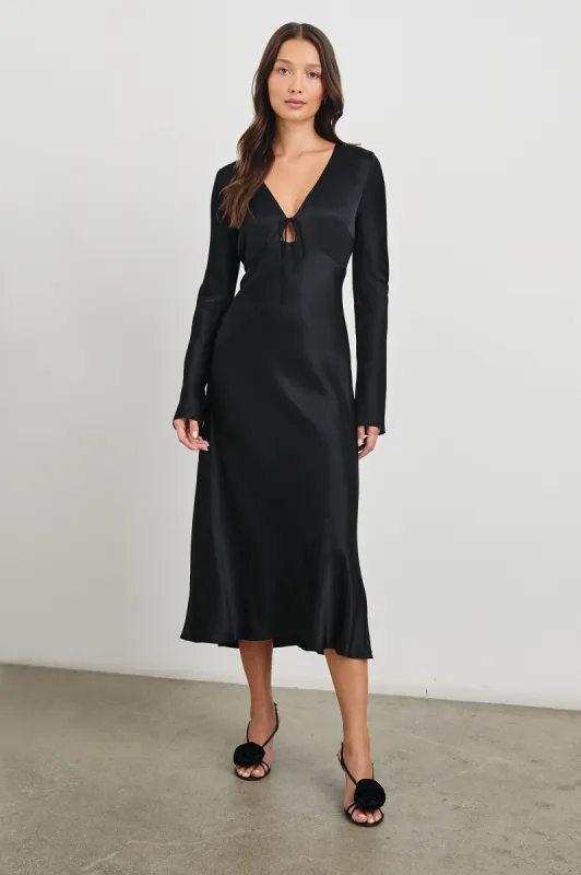 AMANDA DRESS - BLACK sold by Rails