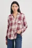 HUNTER SHIRT - FADED PLUM IVORY sold by Rails