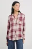 HUNTER SHIRT - FADED PLUM IVORY sold by Rails