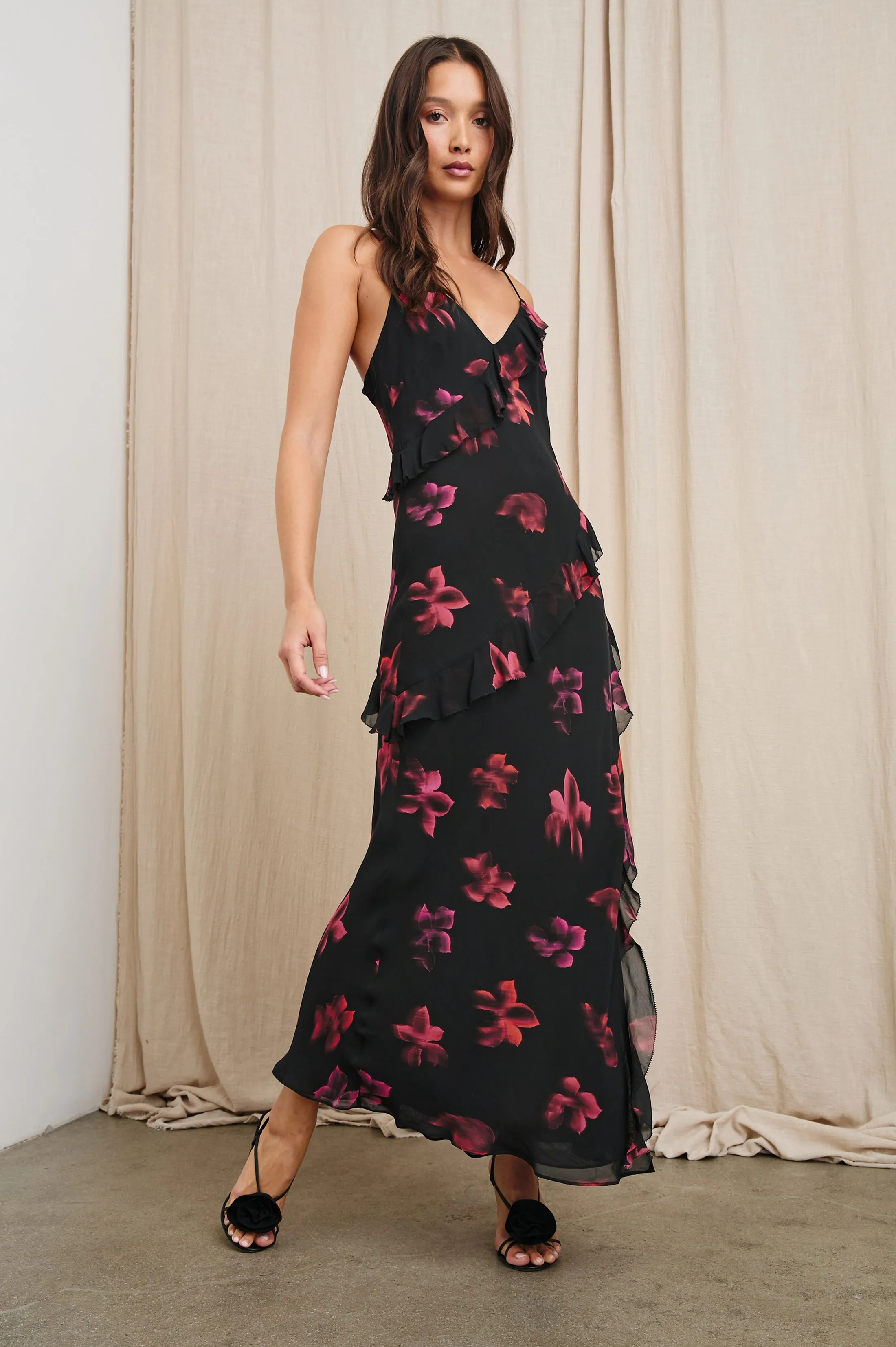 KARISELLE DRESS - DARK AZALEA sold by Rails product image thumbnail 3