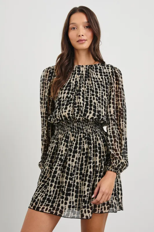 LANIE DRESS - SPOTTED SHIBORI sold by Rails