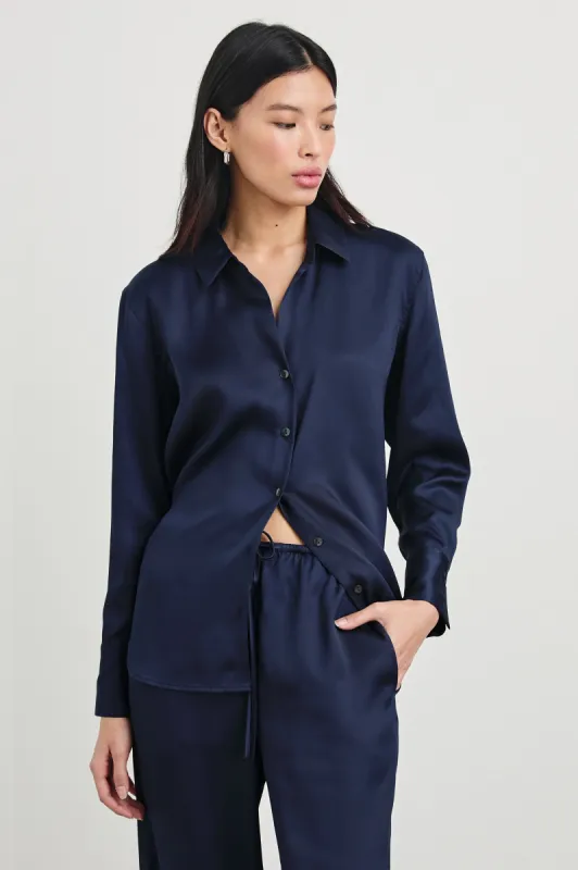 LEDGER SHIRT - NAVY sold by Rails