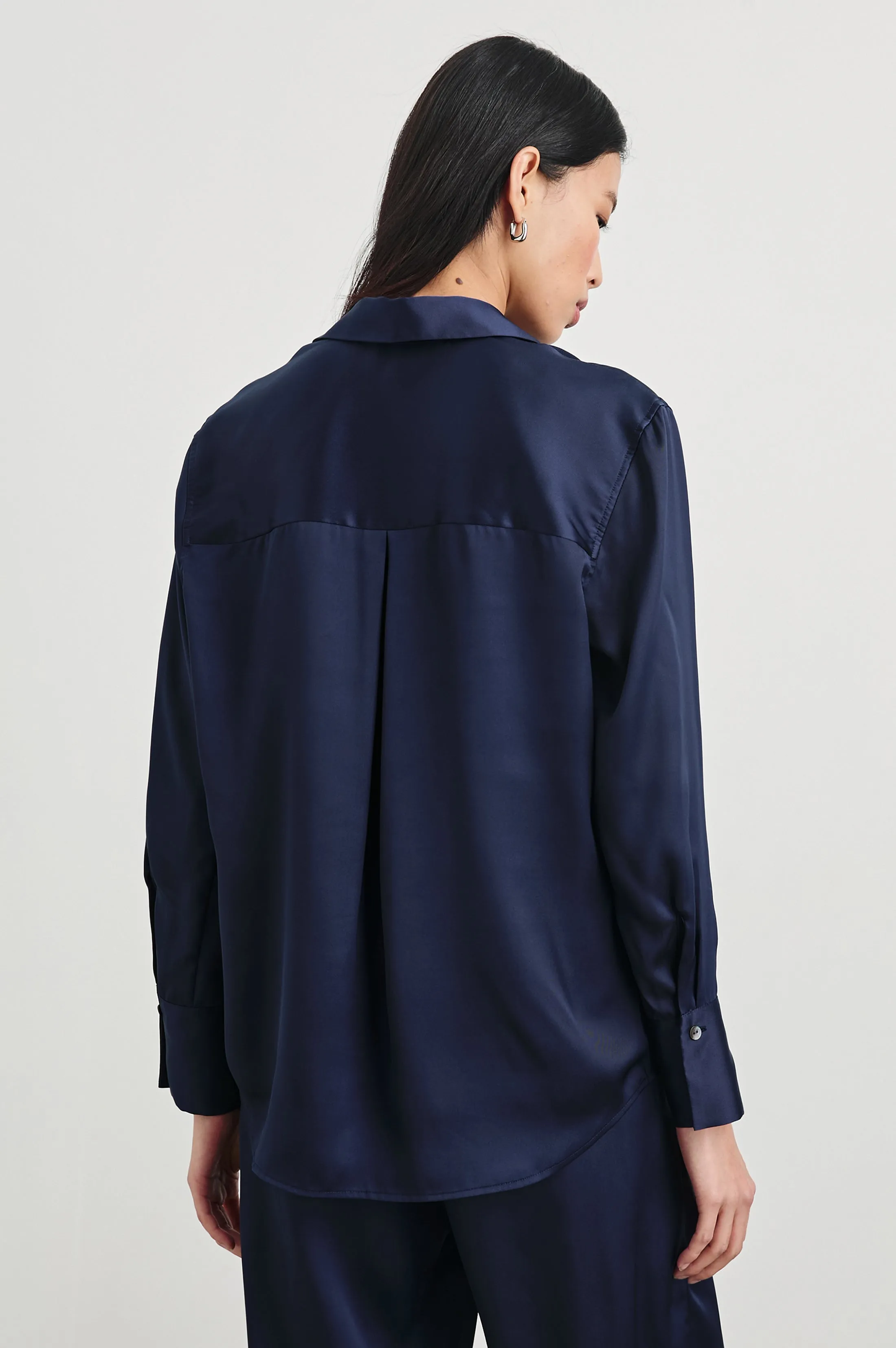 LEDGER SHIRT - NAVY sold by Rails product image thumbnail 4