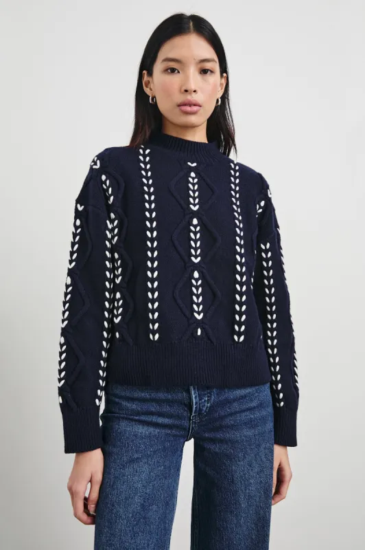 TORI SWEATER - MIDNIGHT sold by Rails