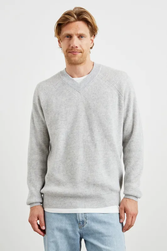 ANSEL SWEATER - GREY MELANGE sold by Rails
