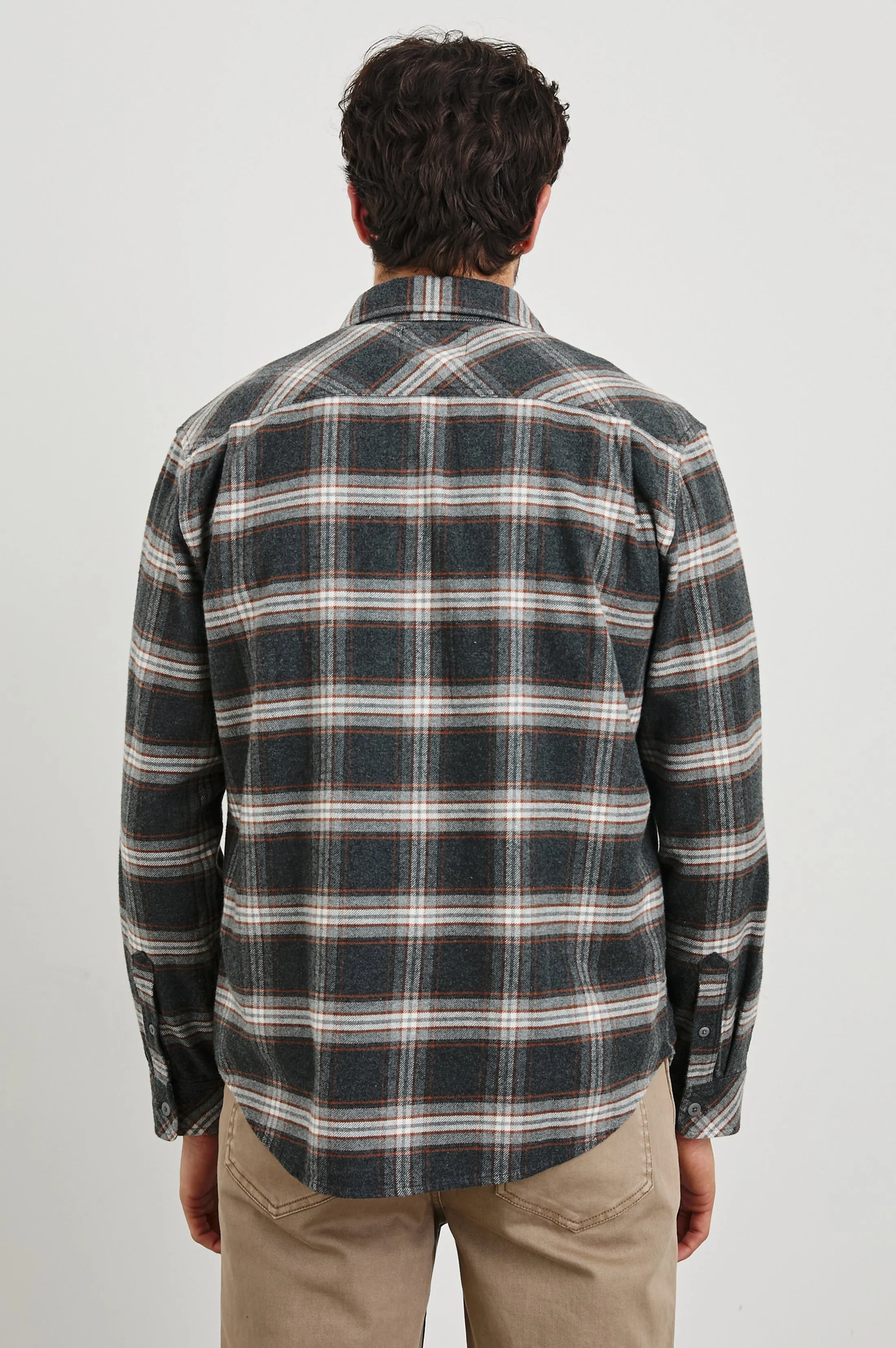 FORREST SHIRT - CHARCOAL TUMERIC sold by Rails product image thumbnail 5