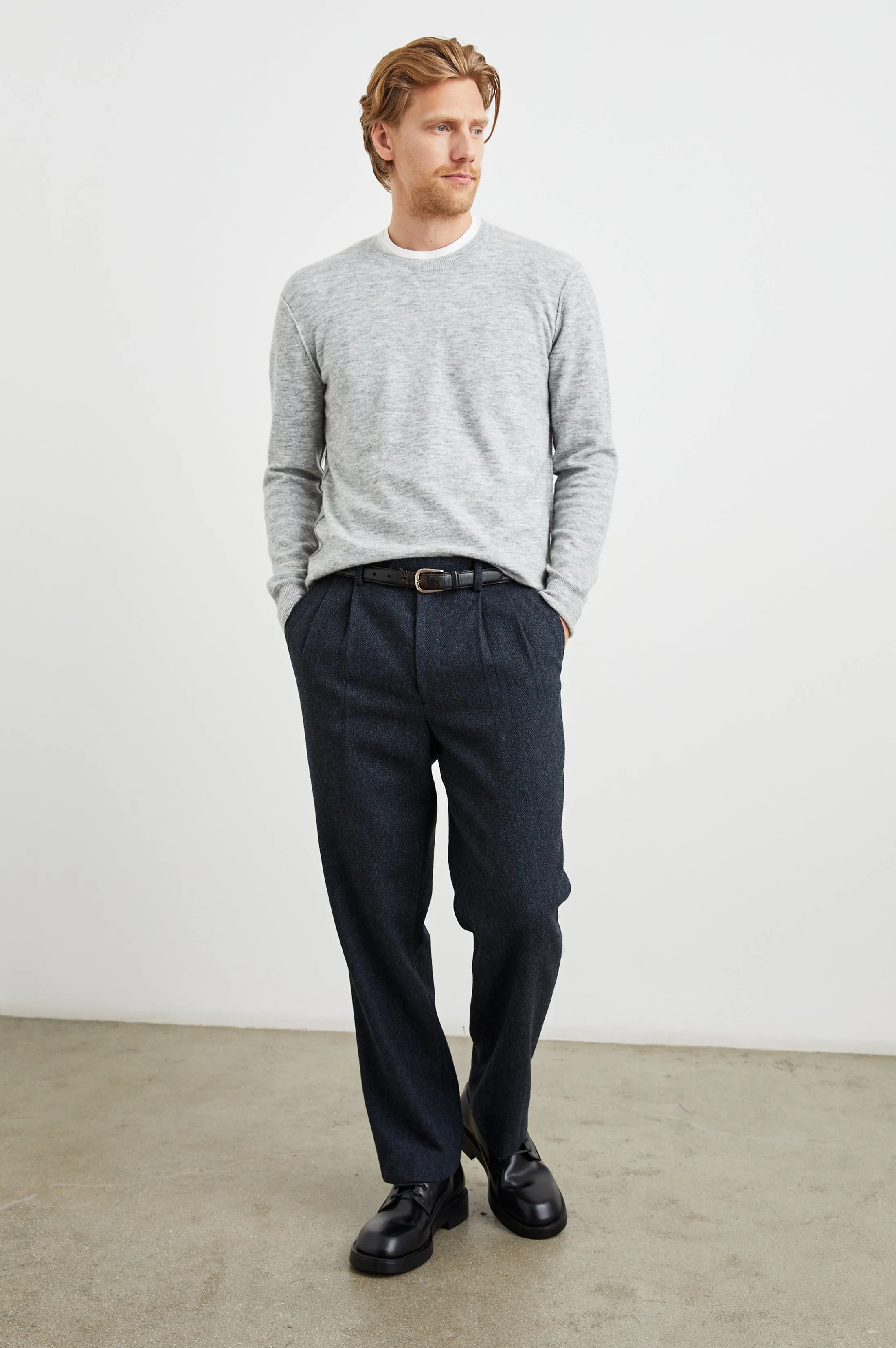 BECKSON SWEATER - HEATHER GREY sold by Rails product image thumbnail 3