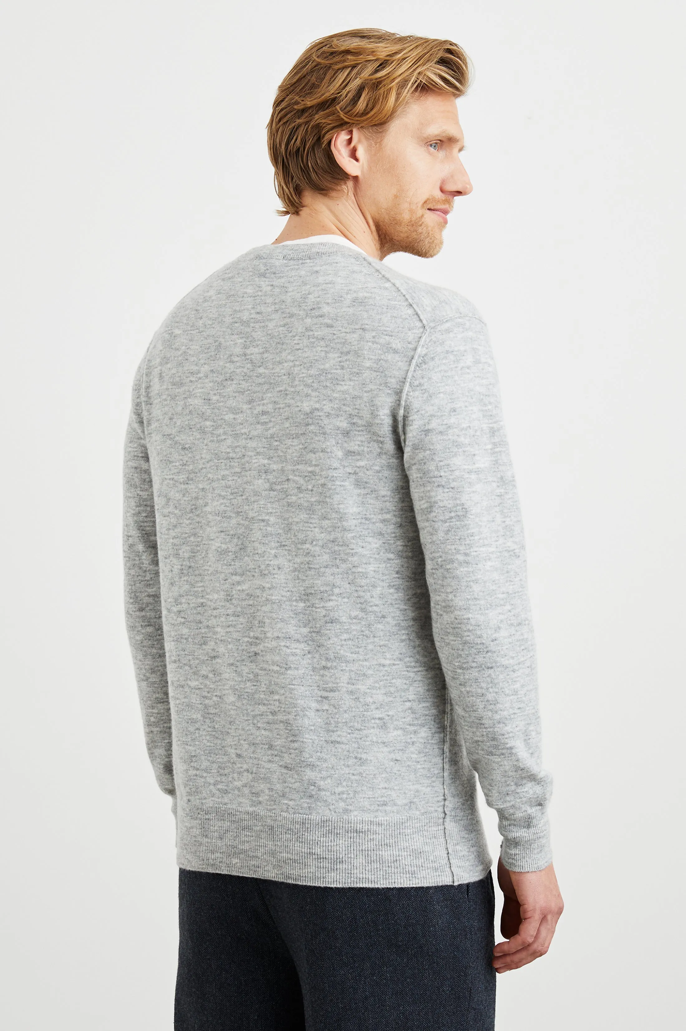 BECKSON SWEATER - HEATHER GREY sold by Rails product image thumbnail 5
