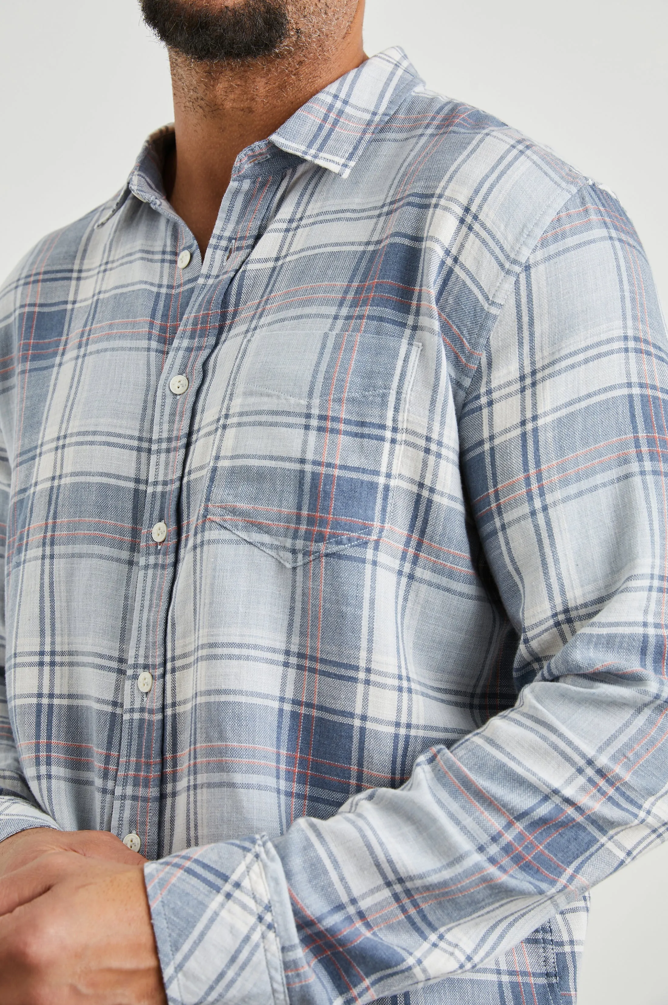 WYATT SHIRT - SLIPH STREAM NIMBUS sold by Rails product image thumbnail 2