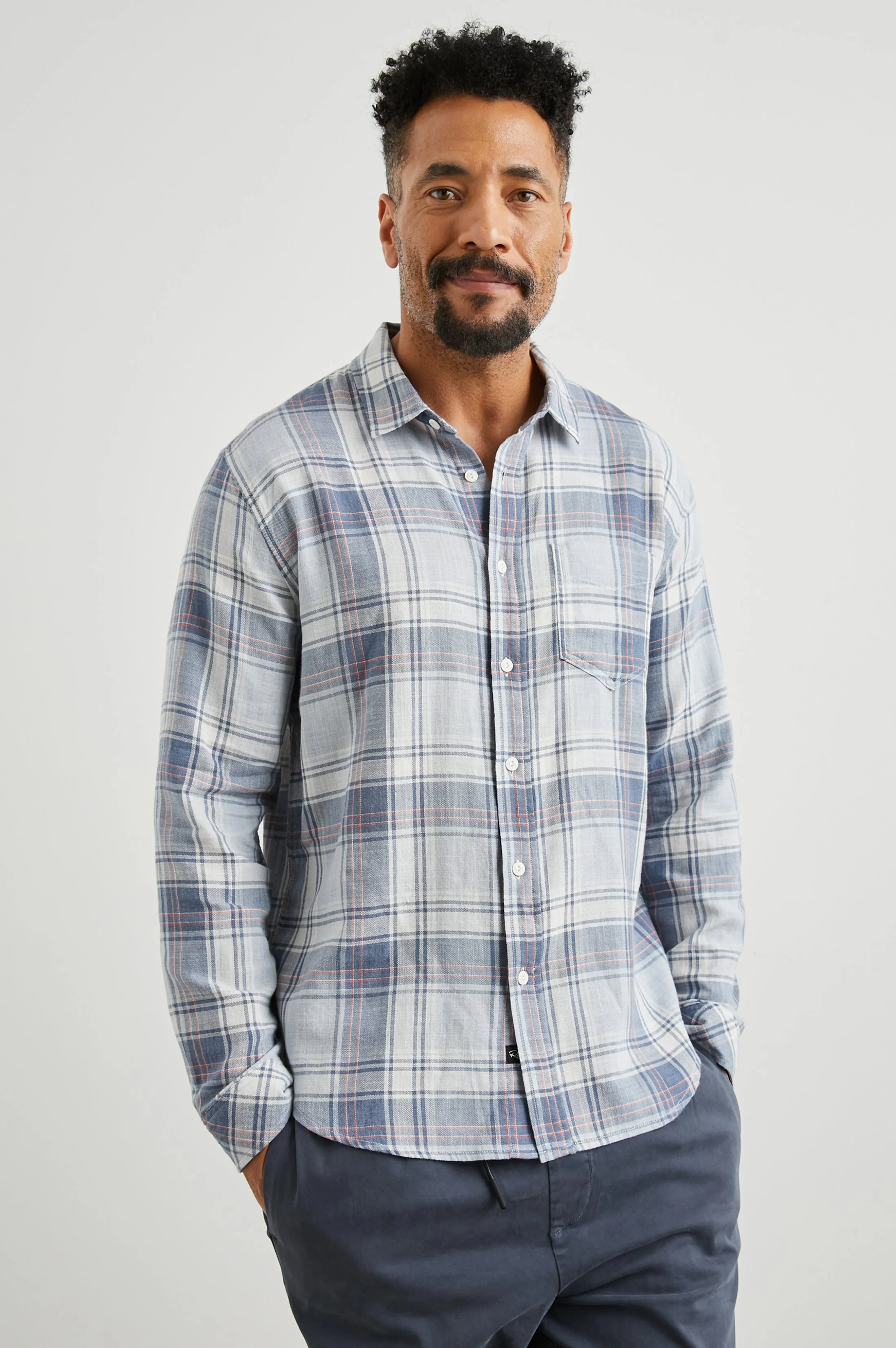 WYATT SHIRT - SLIPH STREAM NIMBUS sold by Rails product image thumbnail 3