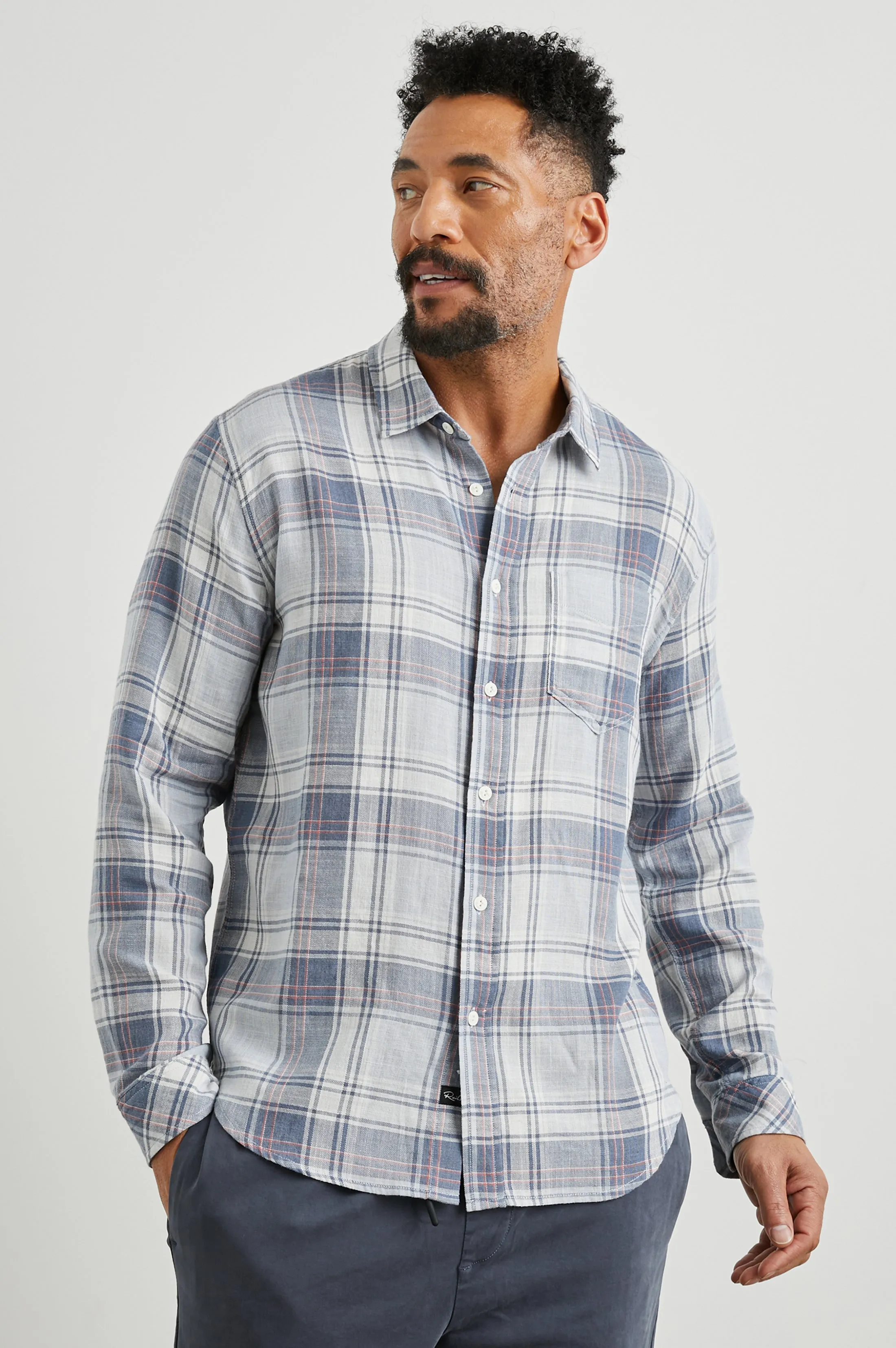 WYATT SHIRT - SLIPH STREAM NIMBUS sold by Rails product image thumbnail 4