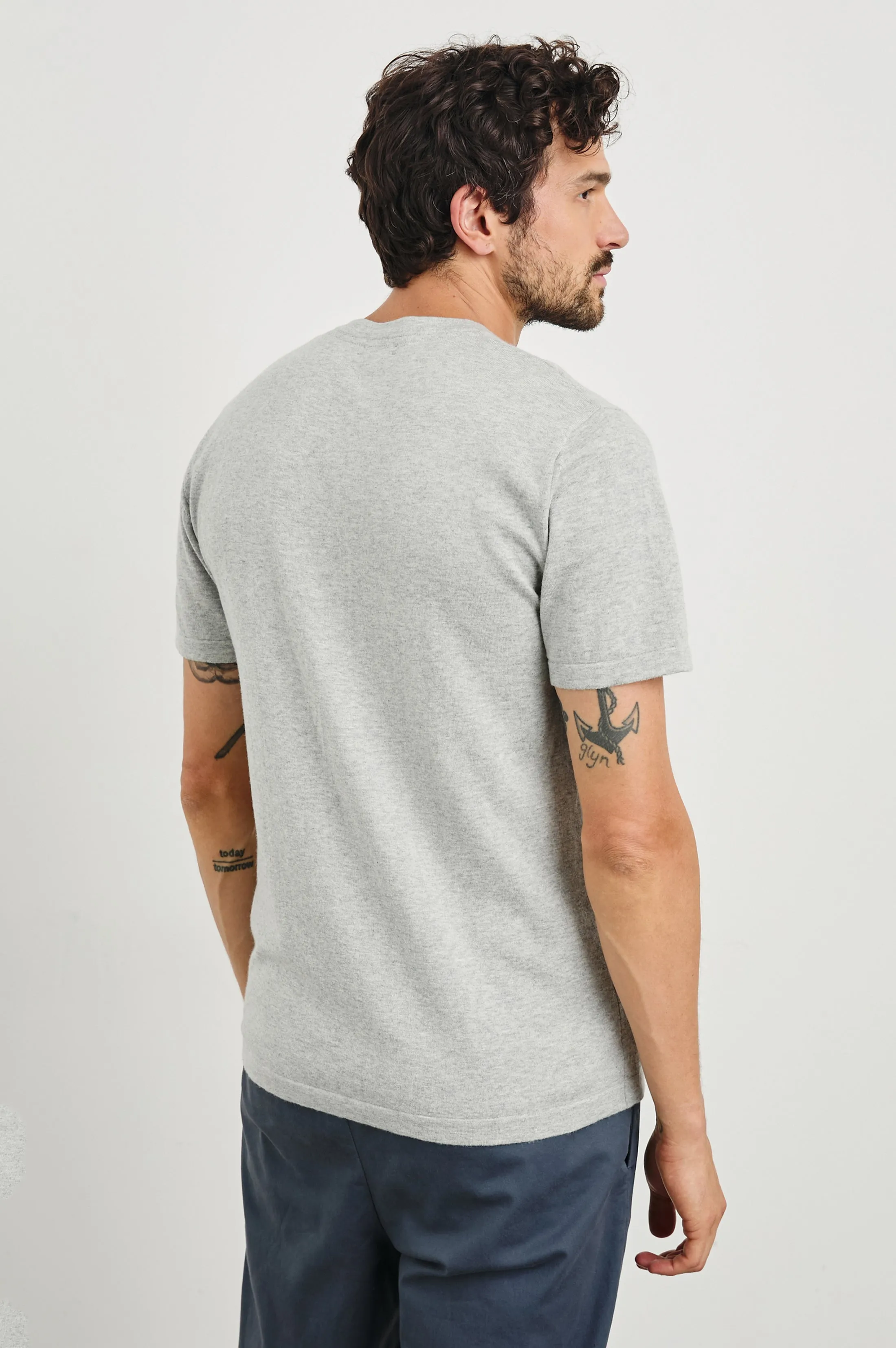 MASON COTTON CASHMERE T-SHIRT - HEATHER GREY sold by Rails product image thumbnail 5