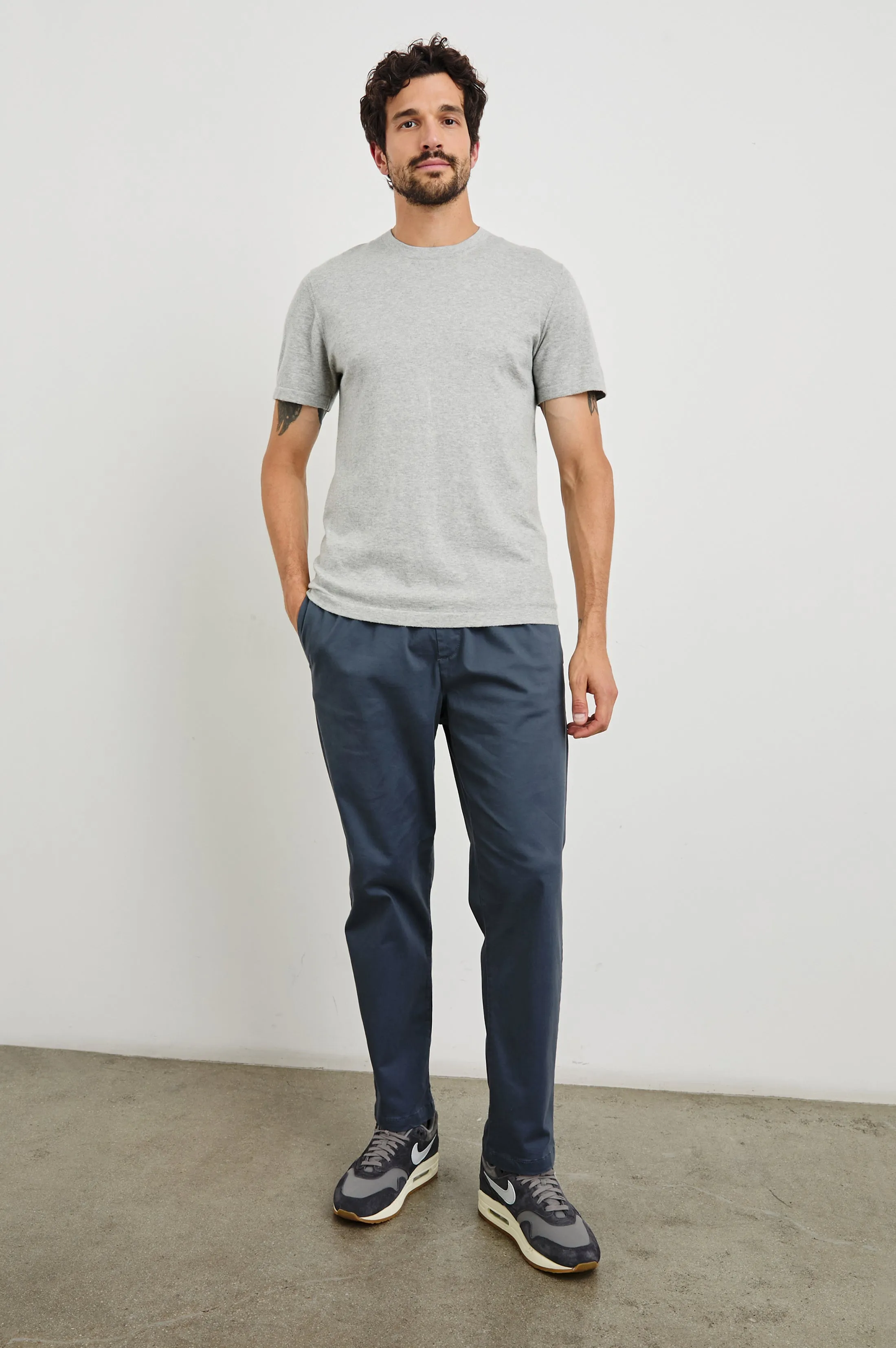 MASON COTTON CASHMERE T-SHIRT - HEATHER GREY sold by Rails product image thumbnail 3