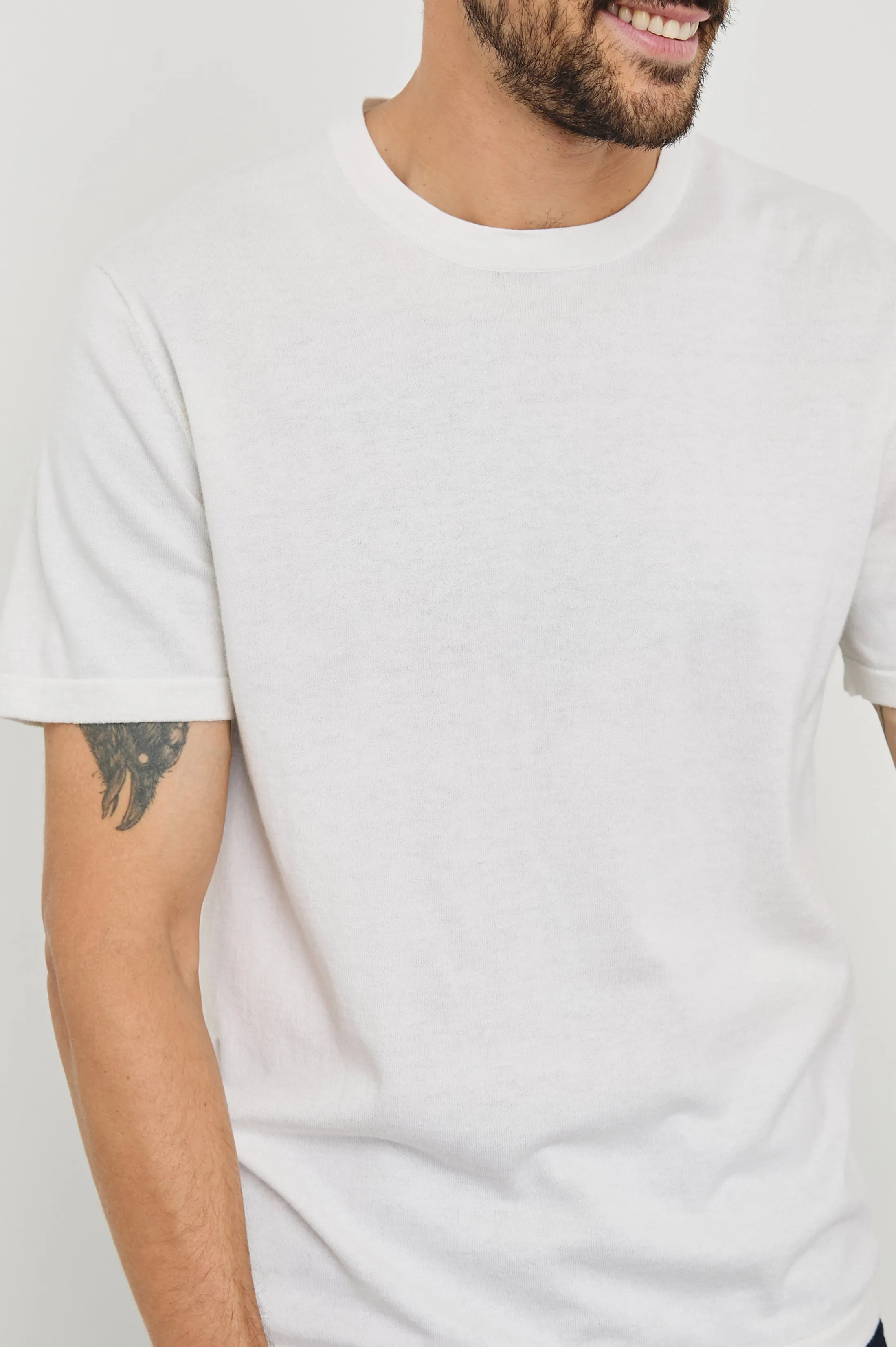 MASON COTTON CASHMERE T-SHIRT - CREAM sold by Rails product image thumbnail 2