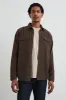 BURR SHIRT JACKET - PINE CONE sold by Rails