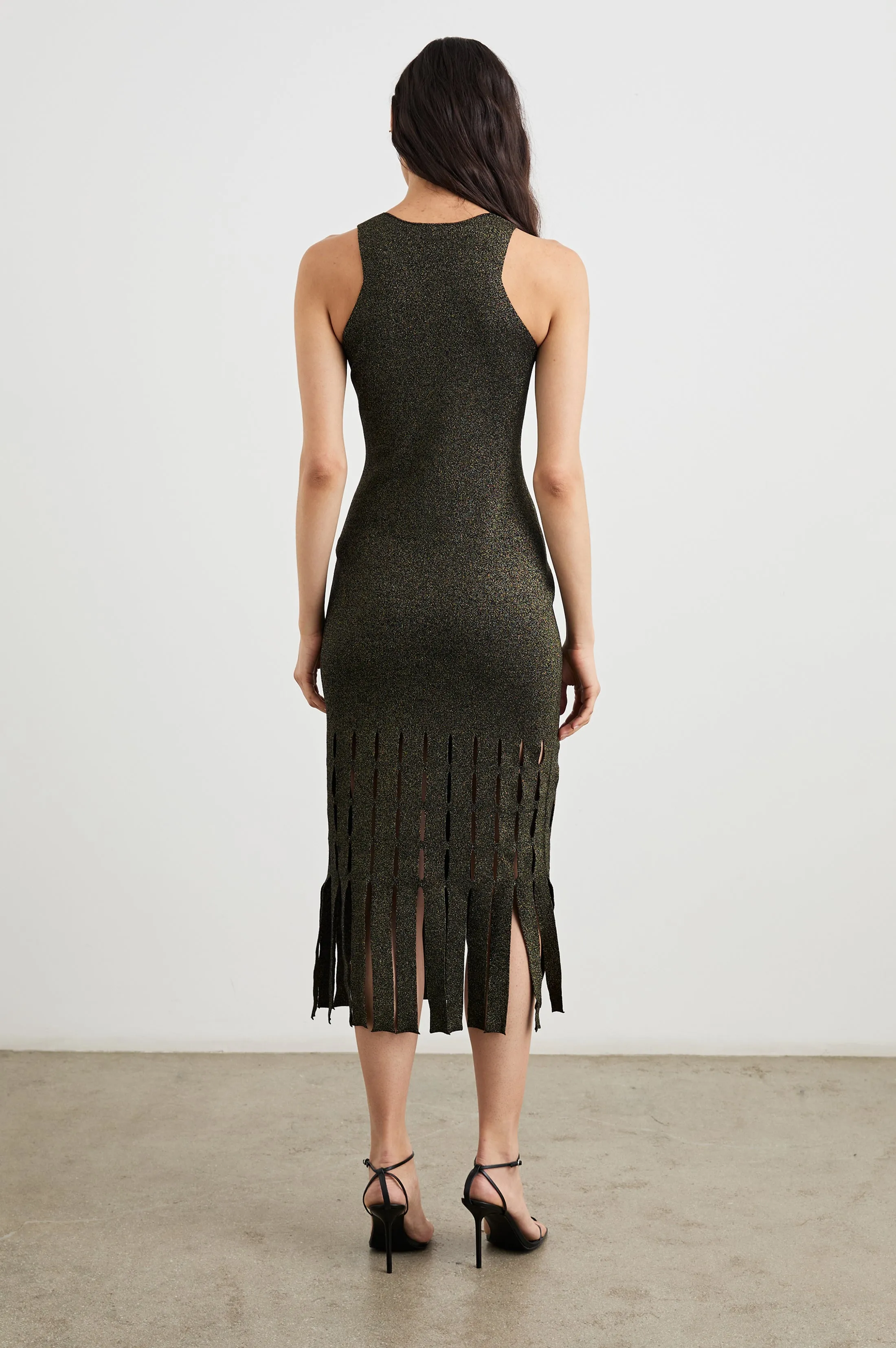 KAIA DRESS - GOLD LUREX sold by Rails product image thumbnail 5