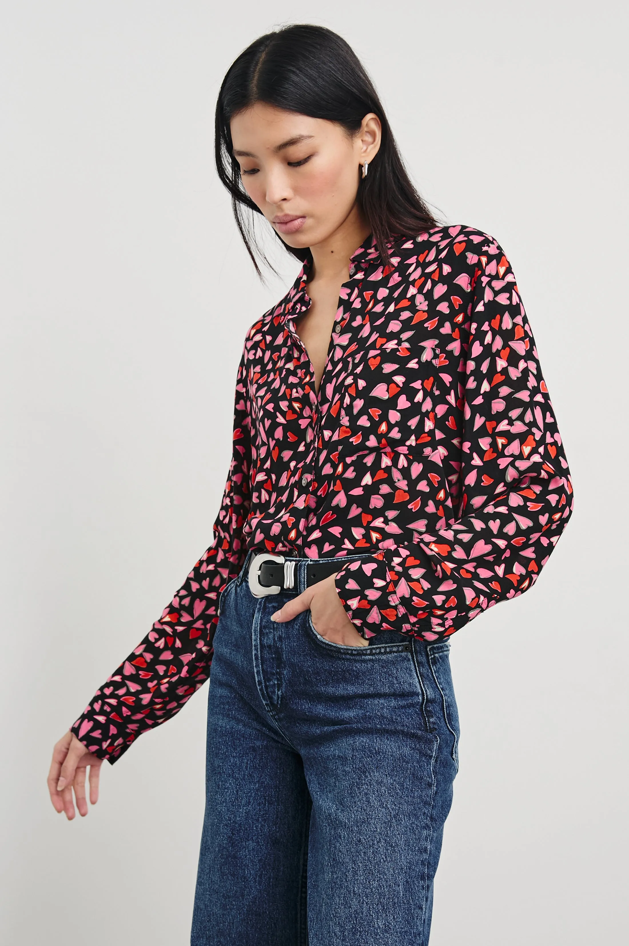 JOSEPHINE SHIRT - LOVE STRUCK sold by Rails product image thumbnail 3