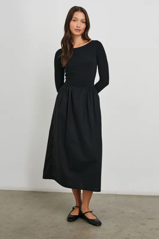 AMBERLY DRESS - BLACK made by Rails