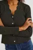 DITA CARDIGAN - GOLD LUREX sold by Rails