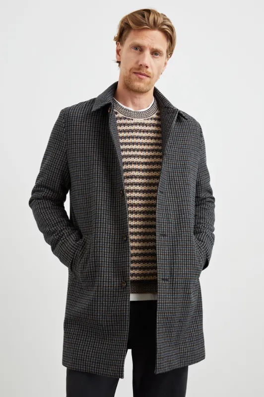 HOCKNEY OVERCOAT - GREY CHECK PLAID sold by Rails