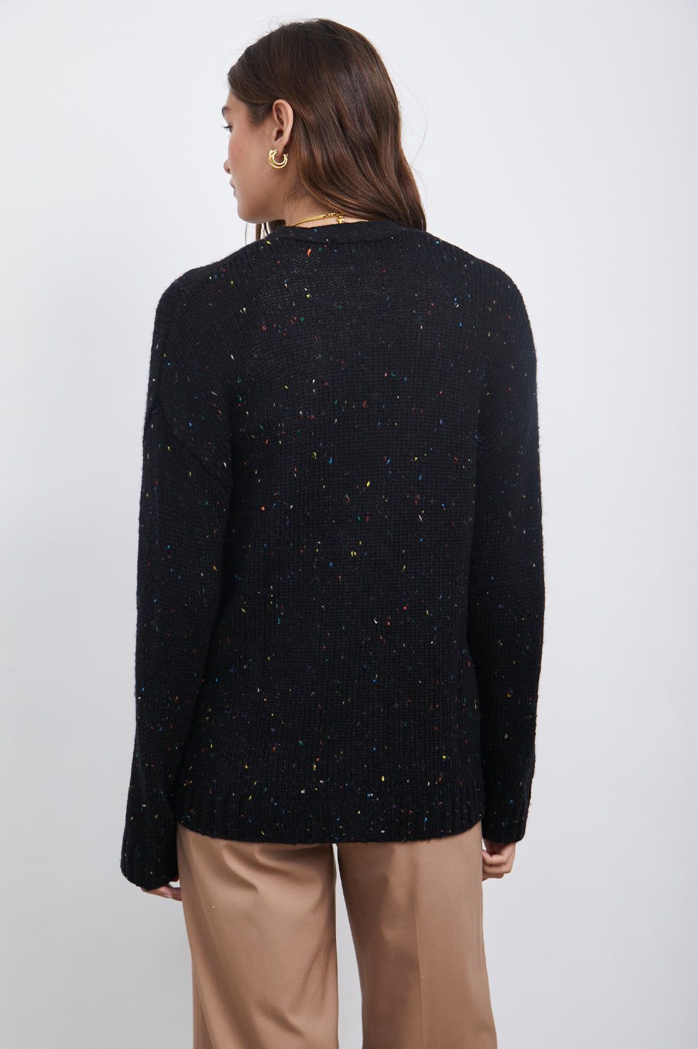 RUNI CARDIGAN - BLACK CONFETTI sold by Rails product image thumbnail 4