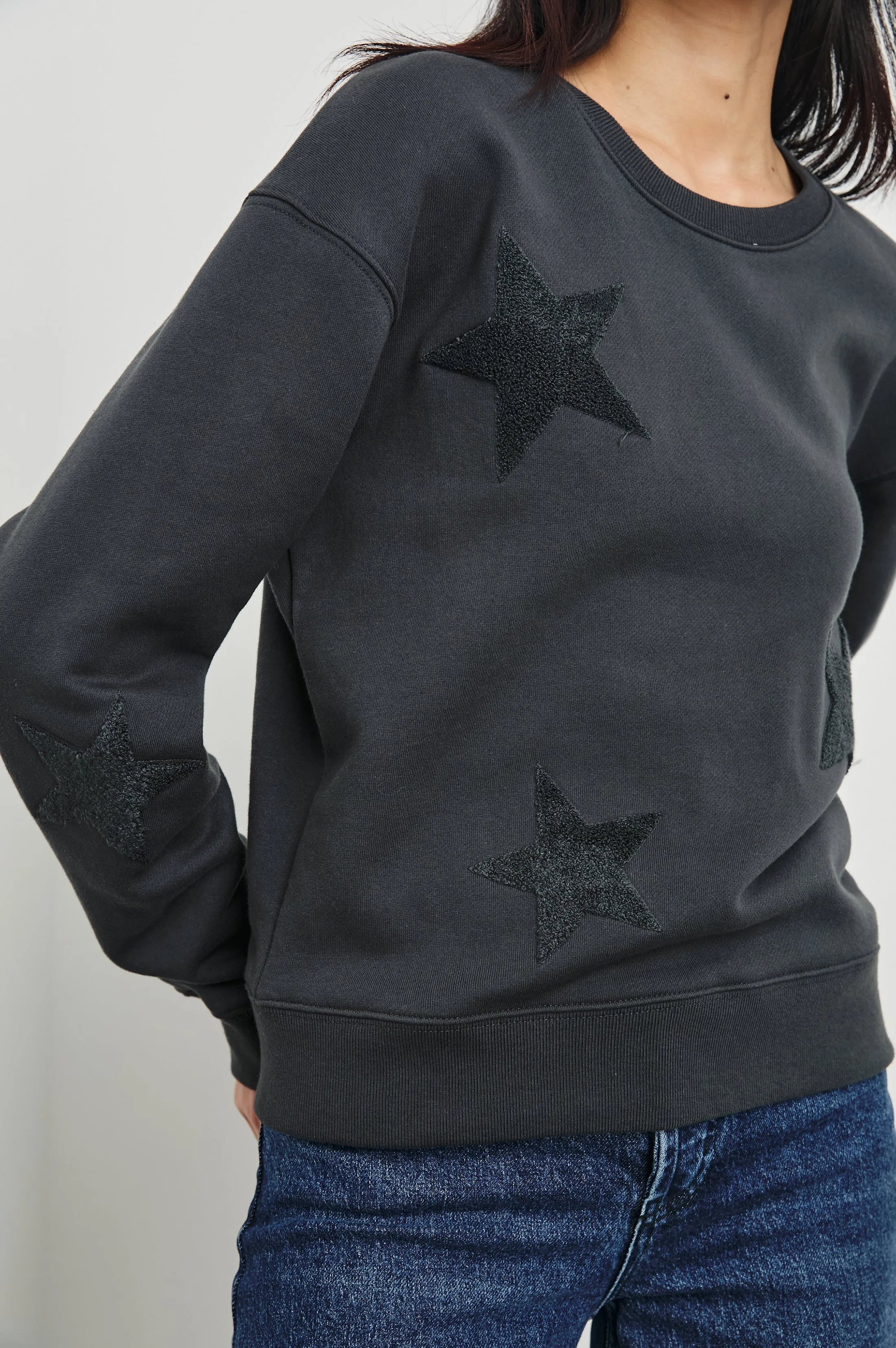 SONIA SWEATSHIRT - WASHED BLACK sold by Rails product image thumbnail 2