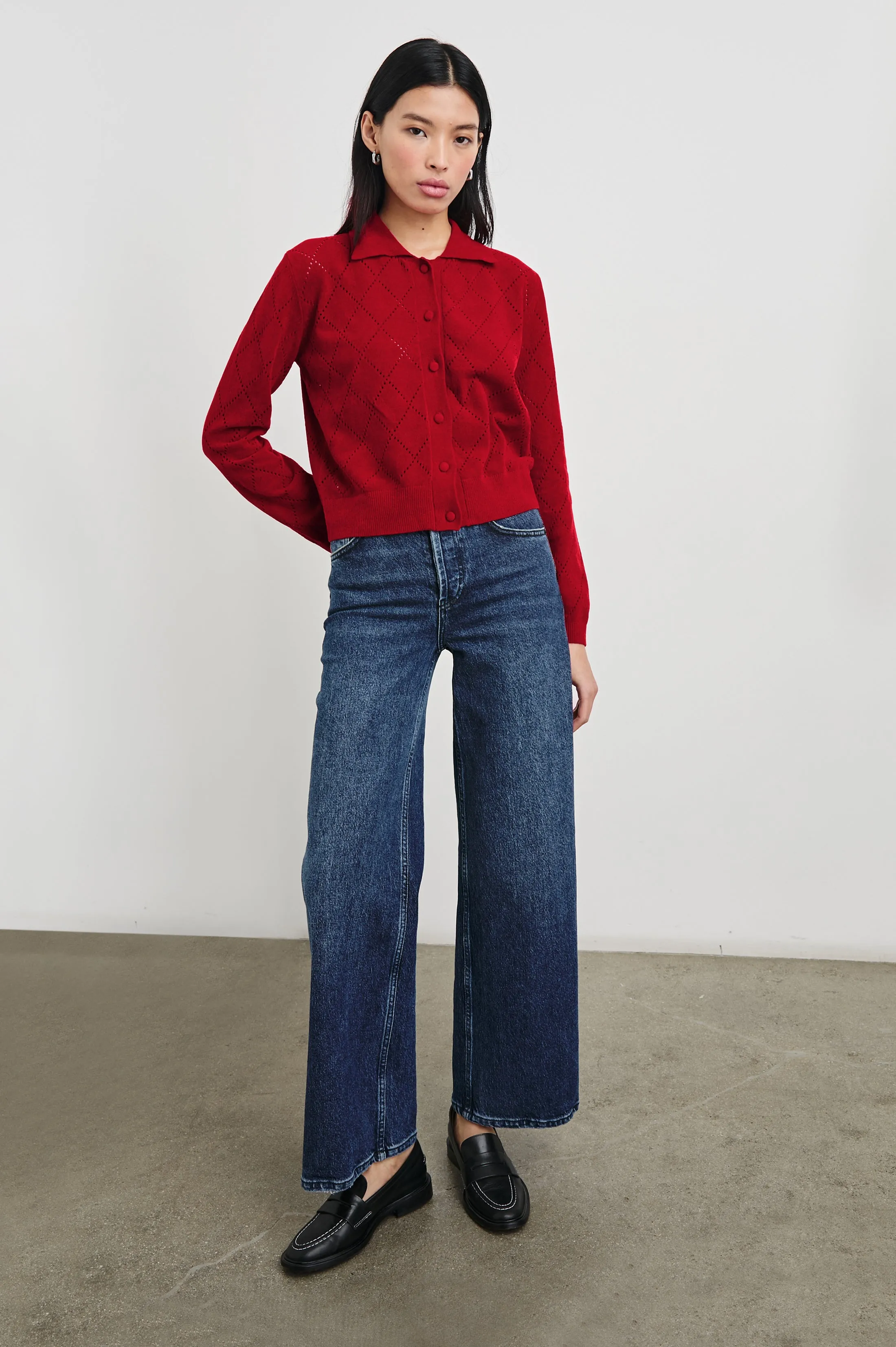 SIMONE TOP - RED sold by Rails product image thumbnail 3