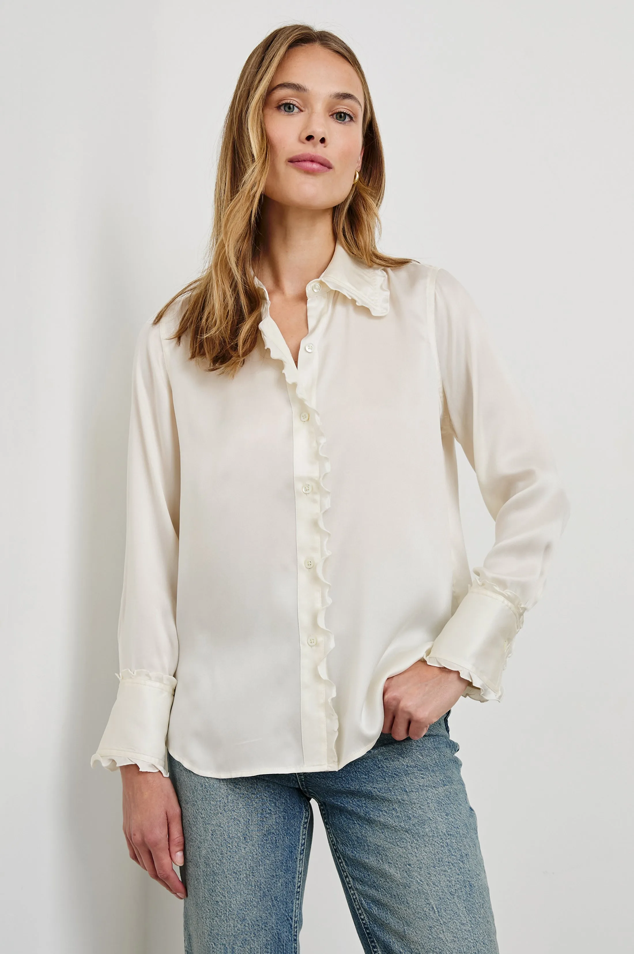 FIA SHIRT - IVORY sold by Rails