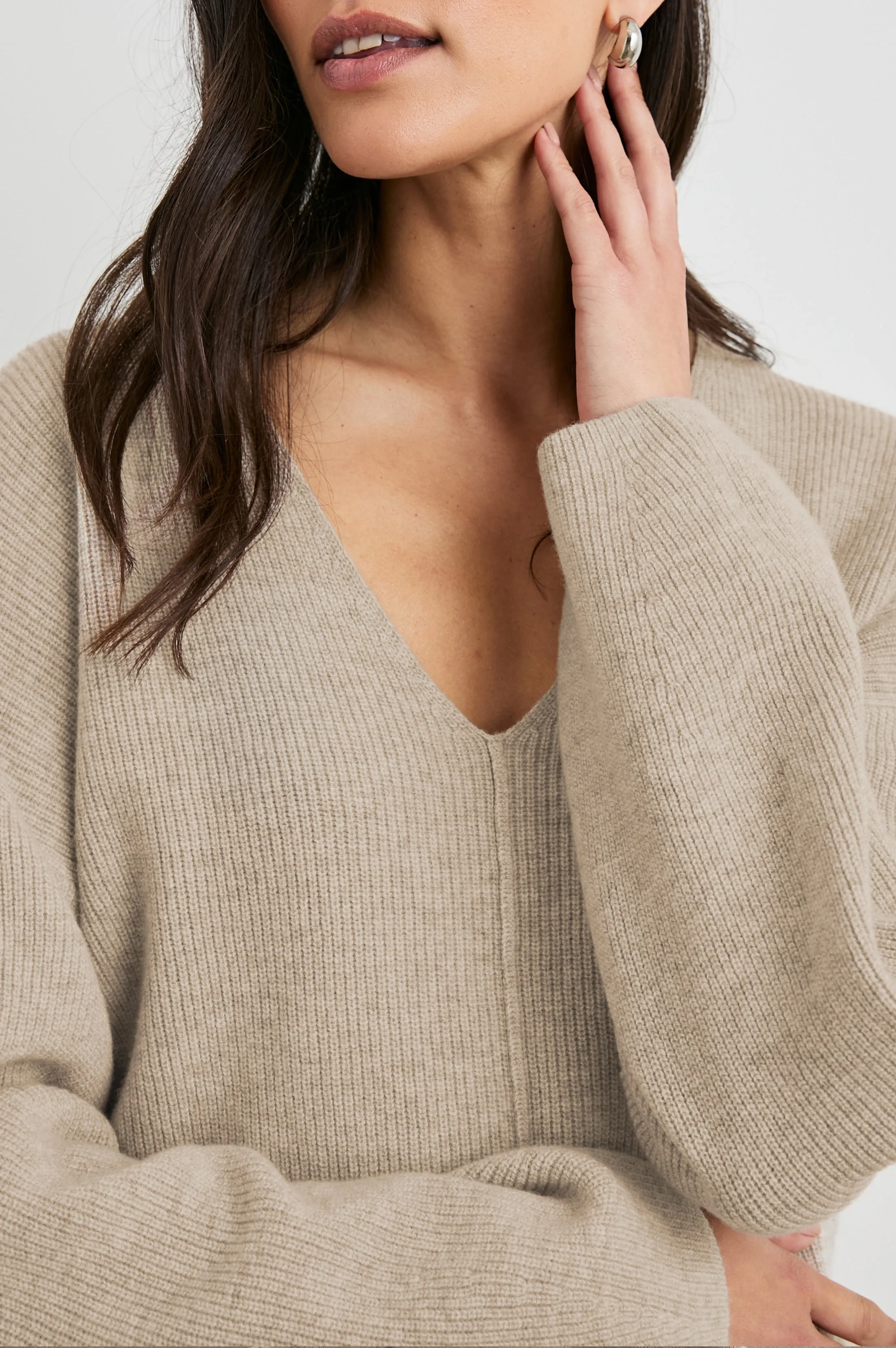 HOLLYN SWEATER - OATMEAL sold by Rails product image thumbnail 2