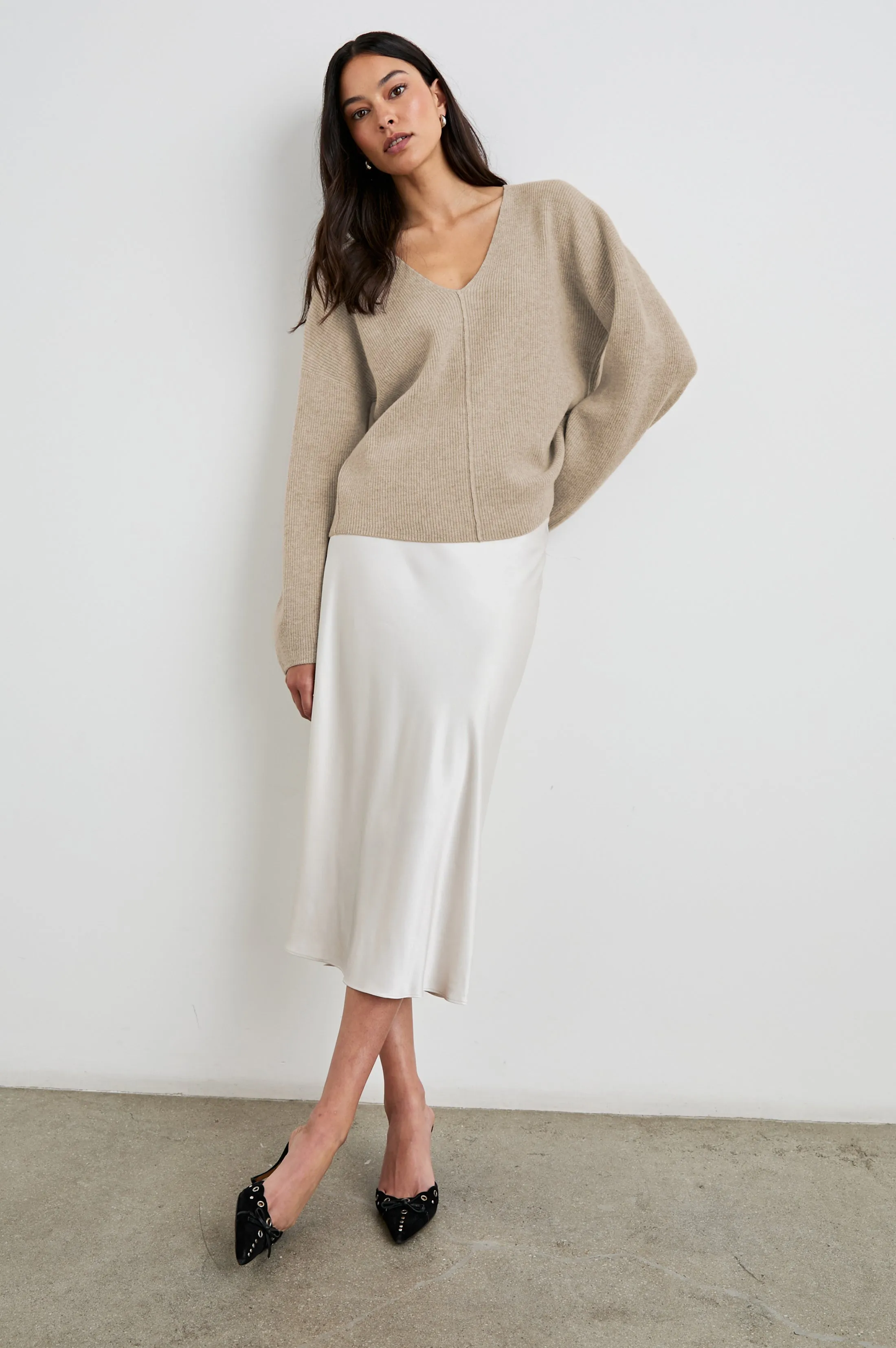 HOLLYN SWEATER - OATMEAL sold by Rails product image thumbnail 3