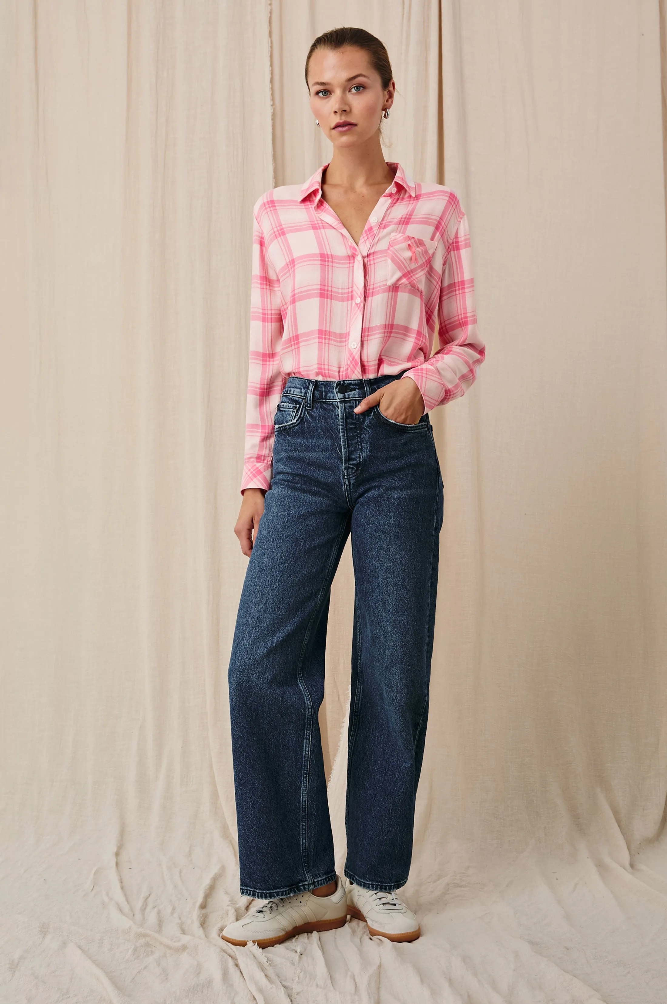 HUNTER SHIRT - BRAVE PINK sold by Rails product image thumbnail 4
