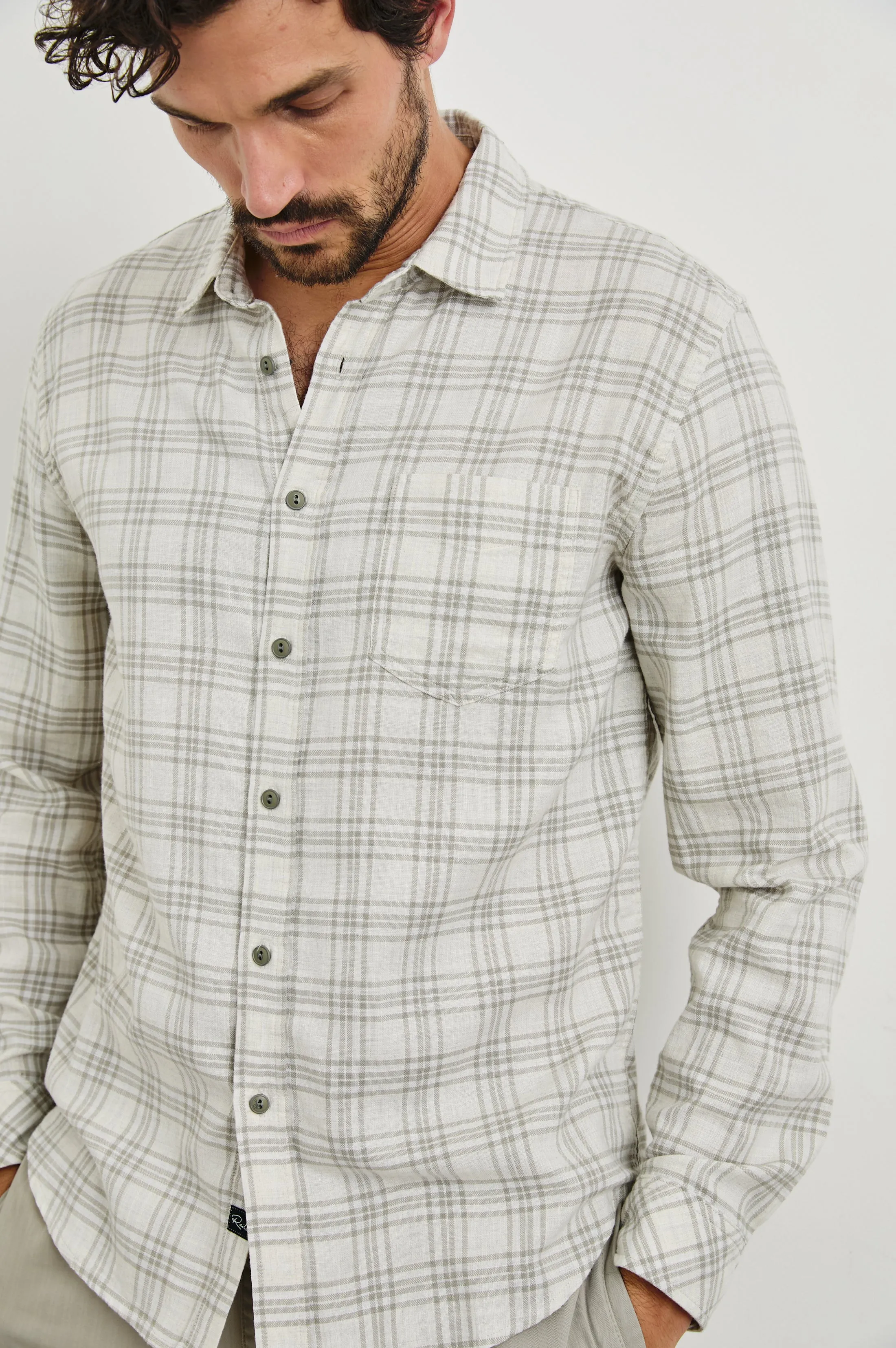 WYATT SHIRT - DESERT SAGE HARMONY sold by Rails product image thumbnail 2