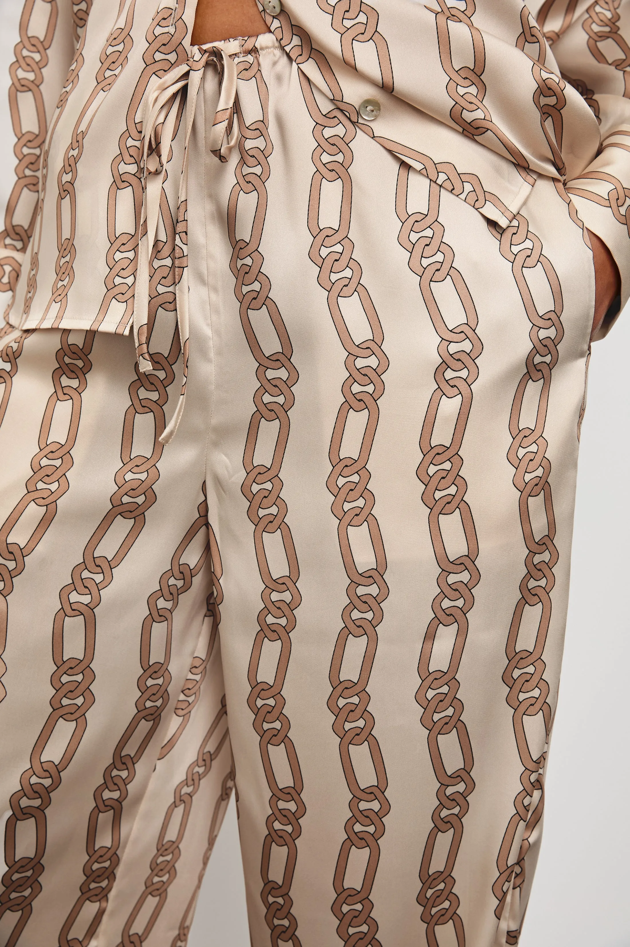DAMANI PANT - IVORY GOLD LINK sold by Rails product image thumbnail 2