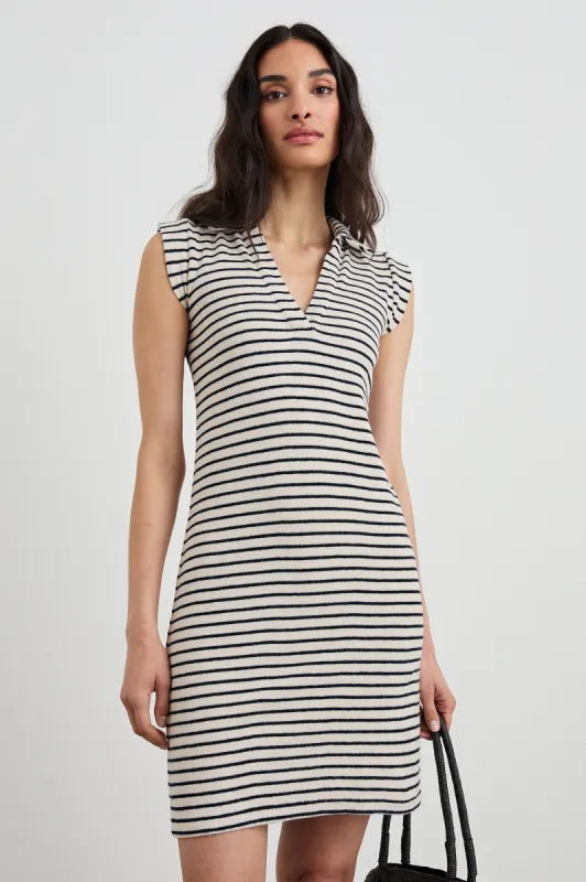 AMIRA DRESS - SAILOR STRIPE TERRY TOWEL sold by Rails