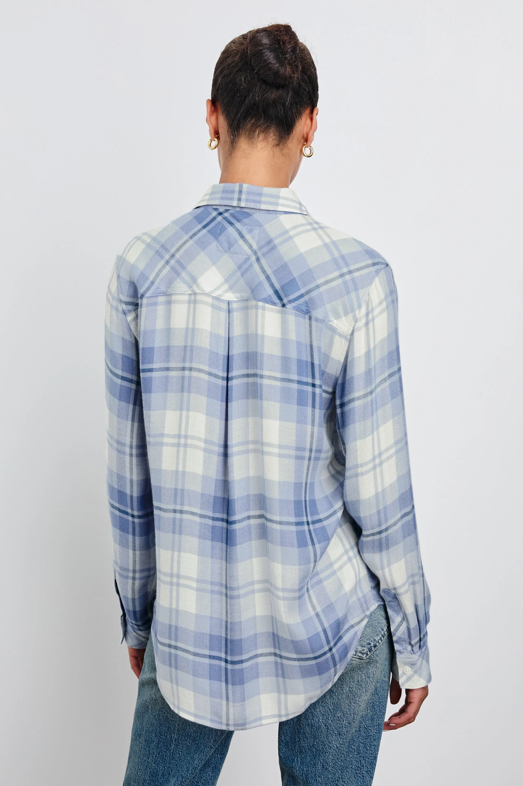 HUNTER SHIRT - BLUEBELL SNOW sold by Rails product image thumbnail 5