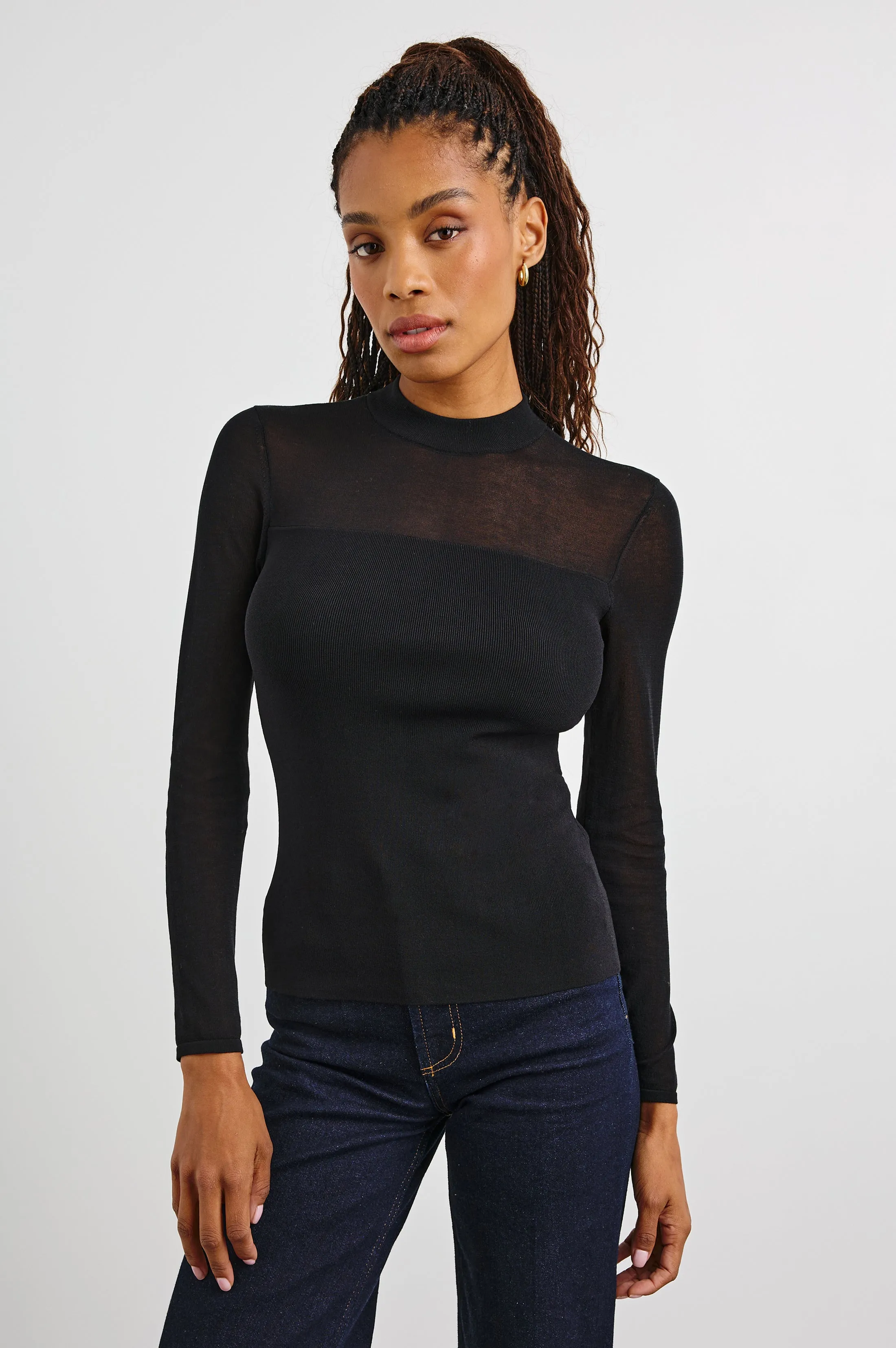 WINONA TOP - BLACK sold by Rails product image thumbnail 4