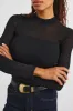 WINONA TOP - BLACK sold by Rails