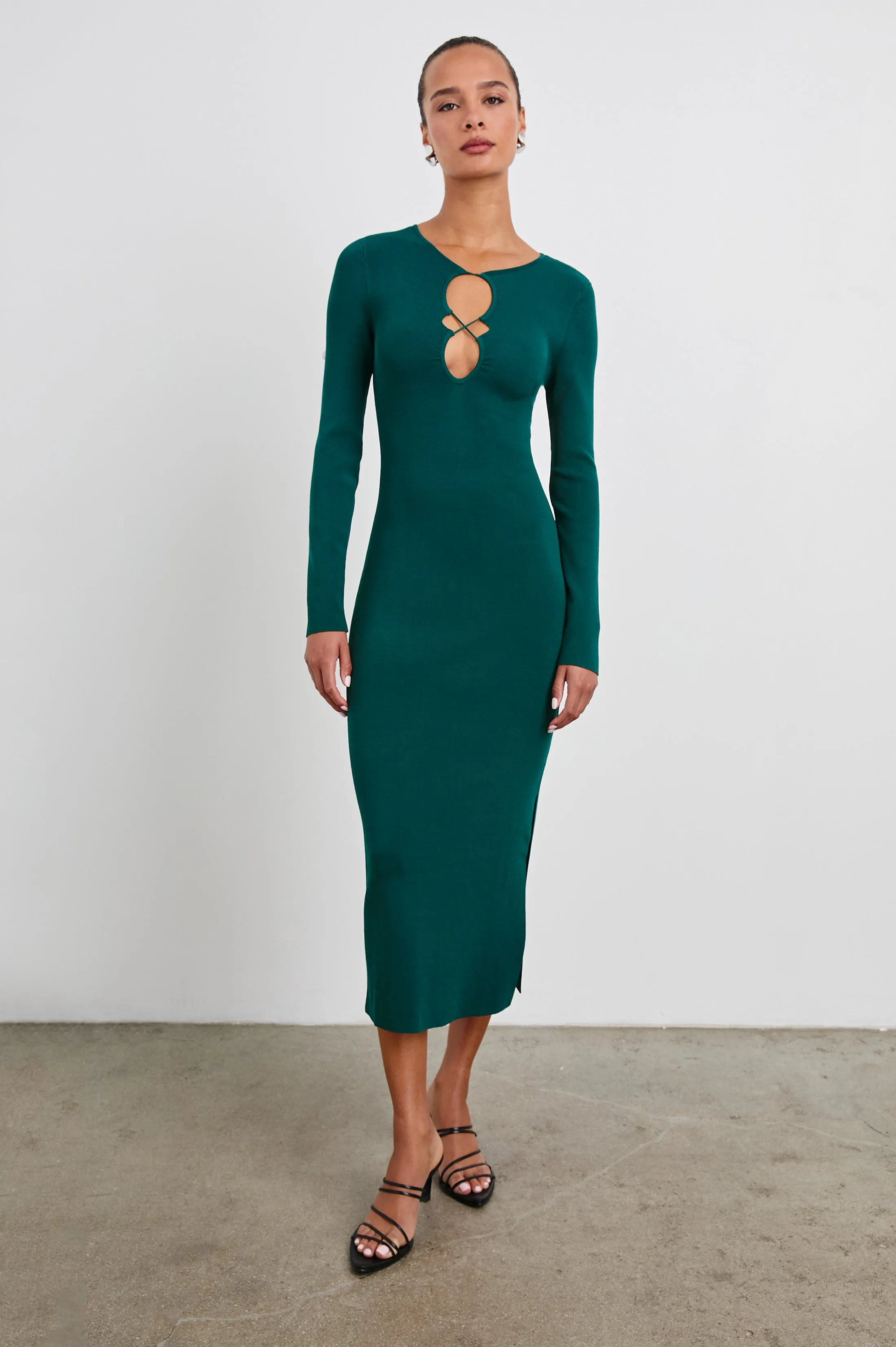 SOLMA DRESS - EVERGREEN sold by Rails