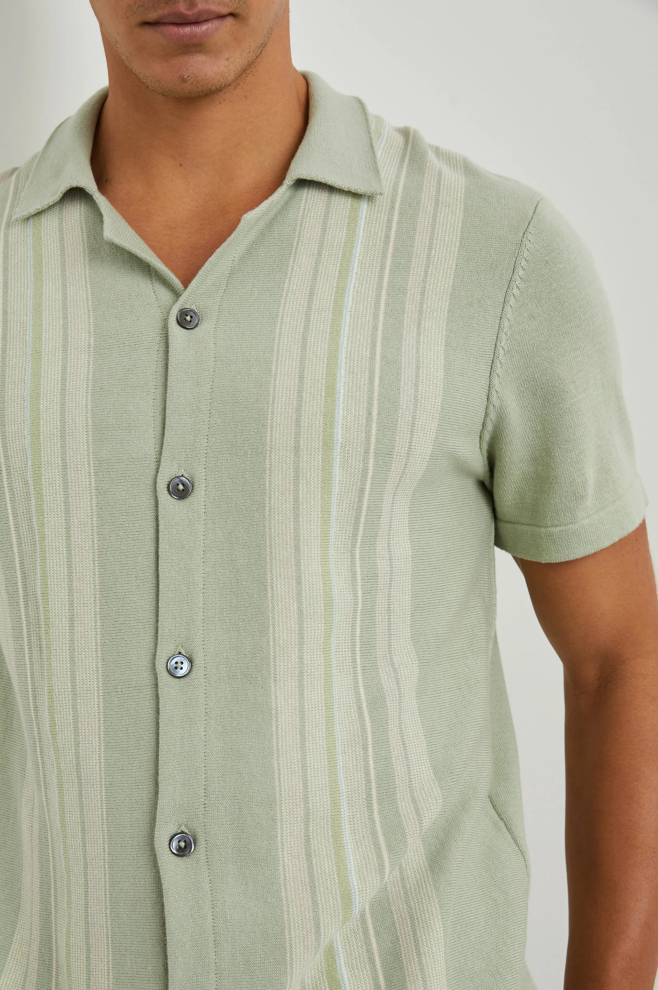 SILAS SHIRT - SAGE IRIDESCENT MULTI sold by Rails product image thumbnail 2