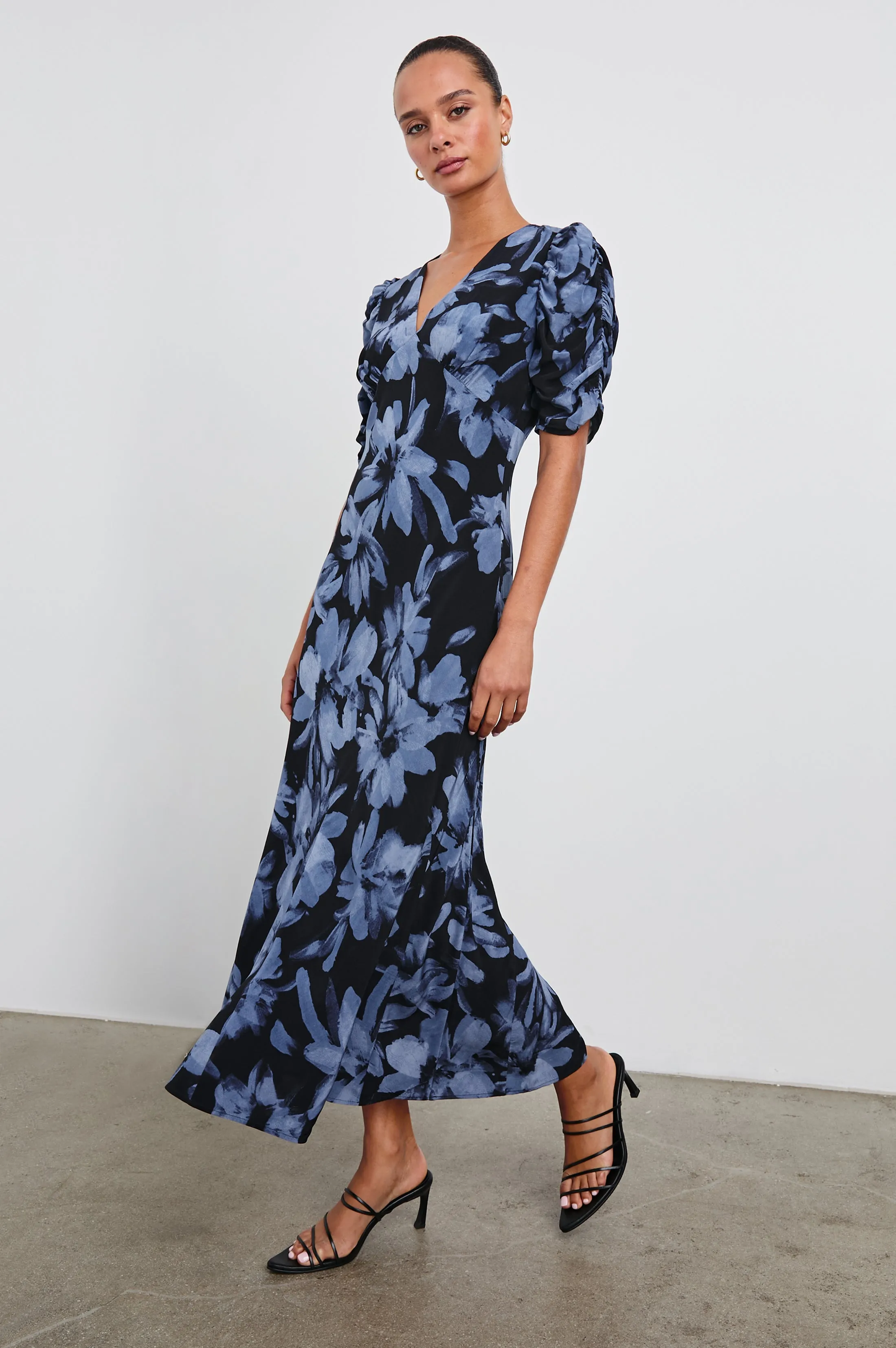 ZARIAH DRESS - MIDNIGHT LILY sold by Rails product image thumbnail 3