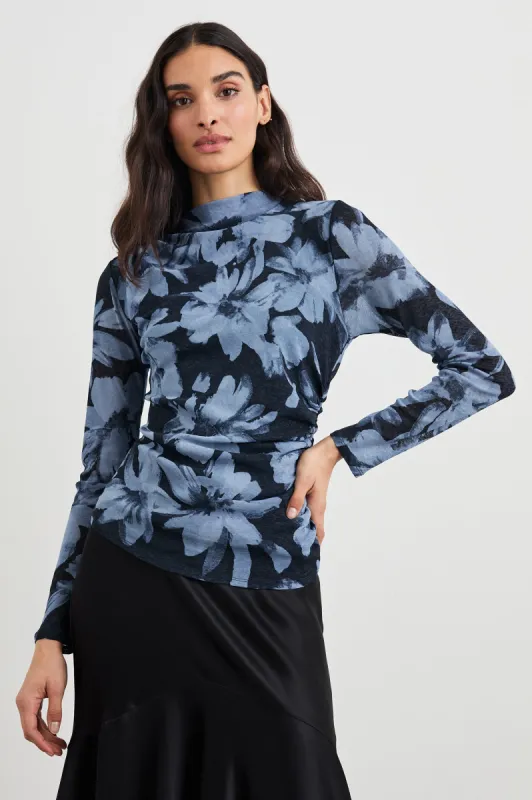 JOELLE TOP - MIDNIGHT LILY sold by Rails