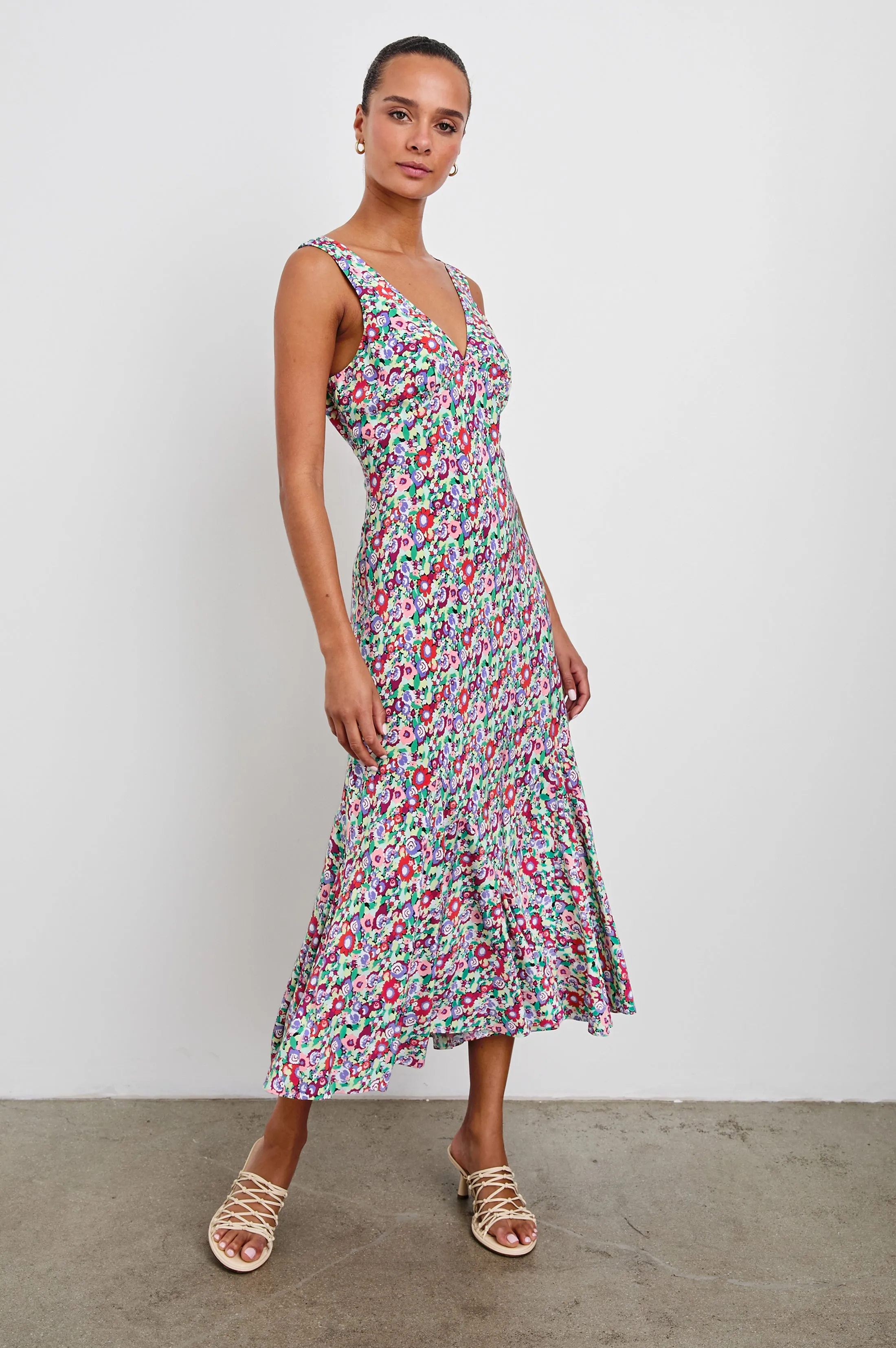 IRRA DRESS - OVERSIZED MULTI FLORAL sold by Rails