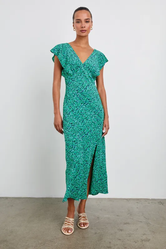 DINA DRESS - GREEN SPECKLED sold by Rails