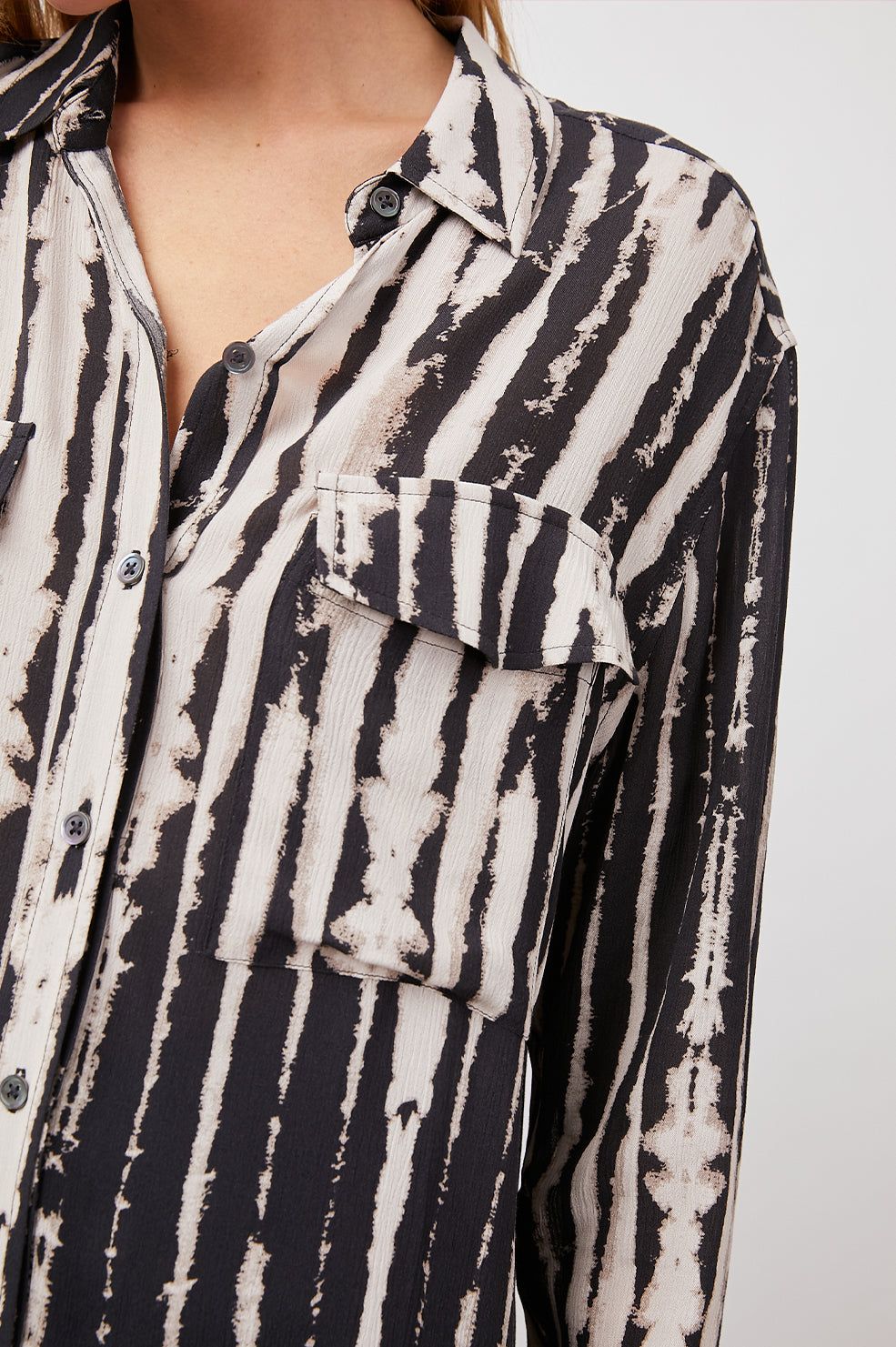 CORI SHIRT - BLACK NILE sold by Rails product image thumbnail 2